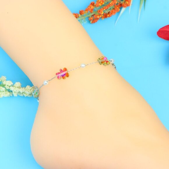 Elegant Handmade Anklet – Perfect for Women & Girls | Ideal Gift Option, DYC150 - Picture 1 of 8